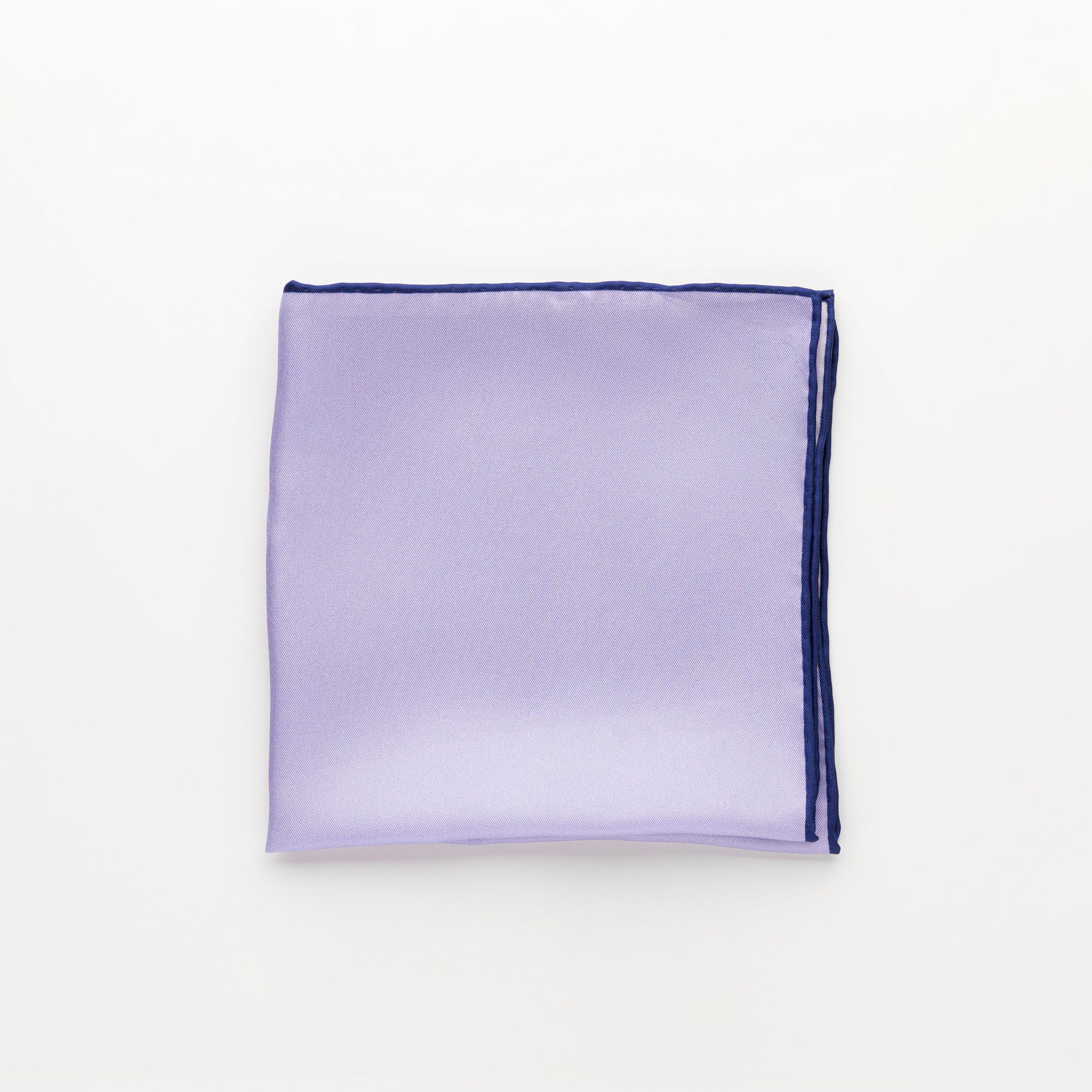 Pocket Square - Printed Silk Lilac