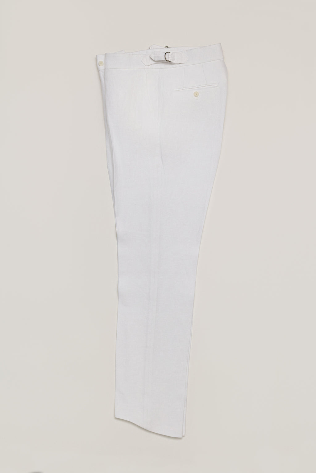 The Suave - White Linen Pants