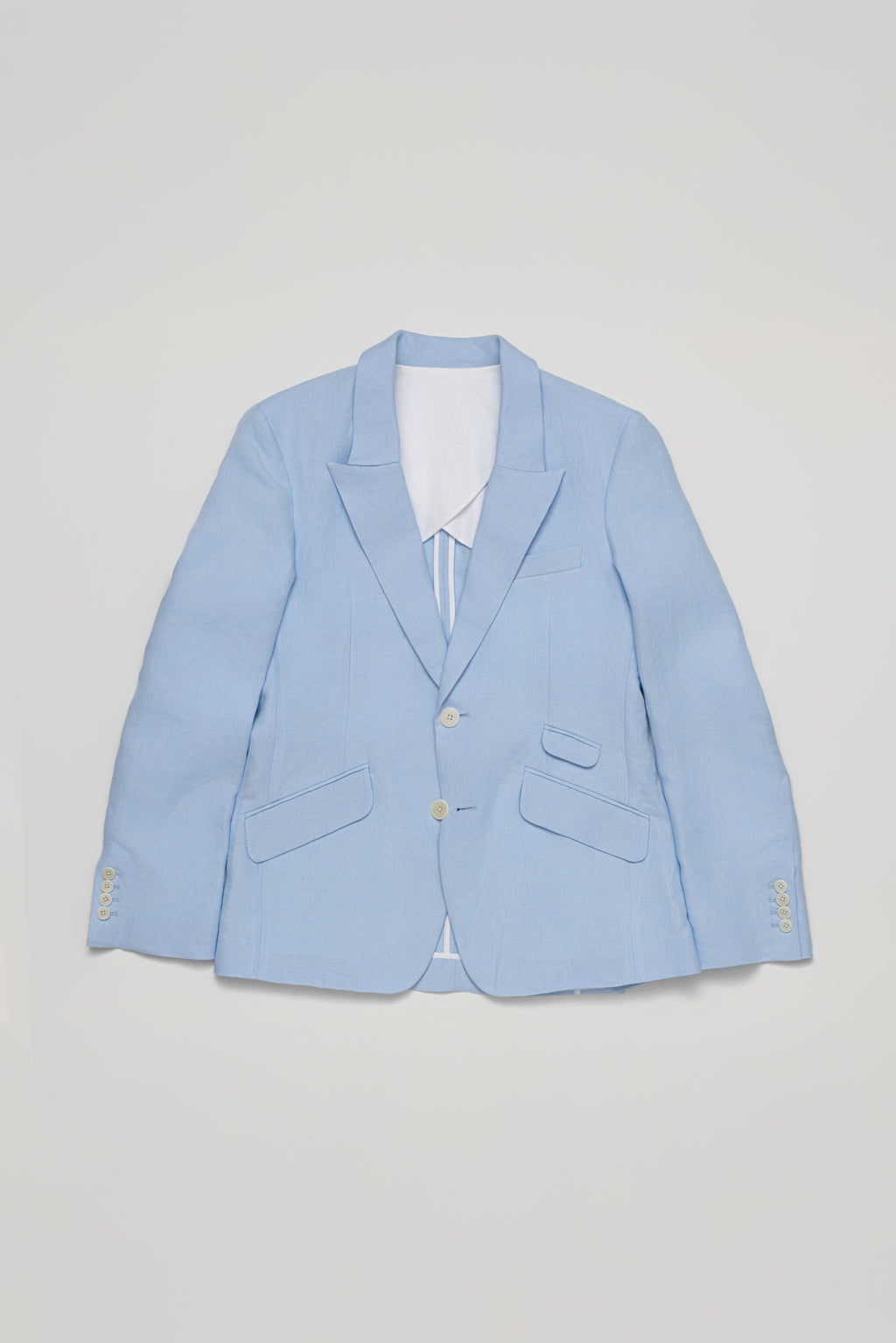 The Suave - Light Blue Linen Blazer
