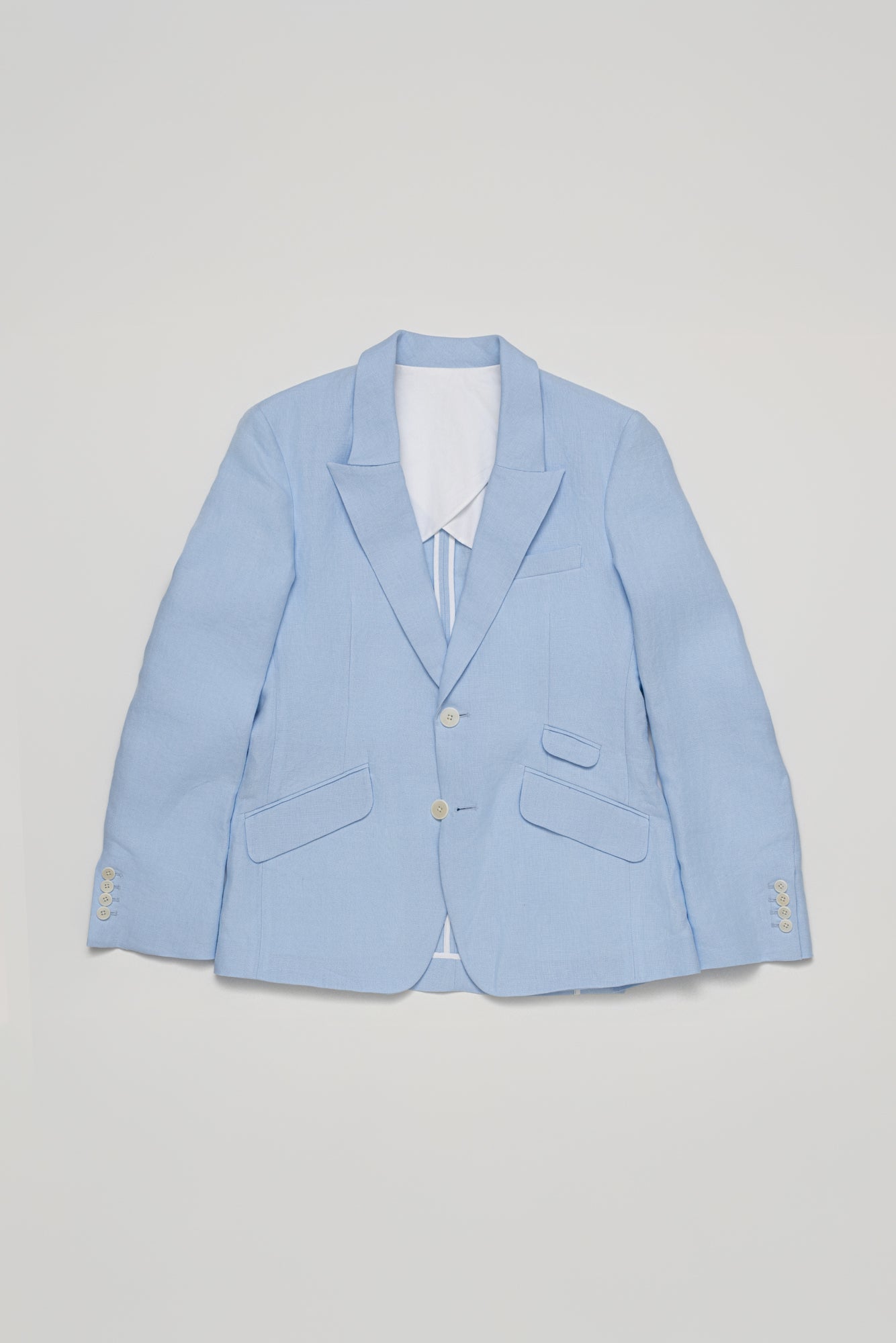 The Suave - Light Blue Linen Blazer