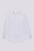 Spear Collar Shirt - White Cotton