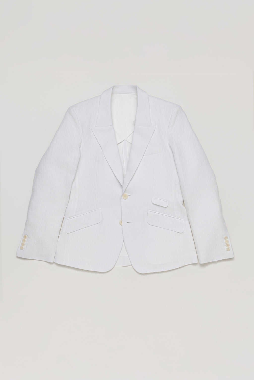 The Suave - White Linen Blazer