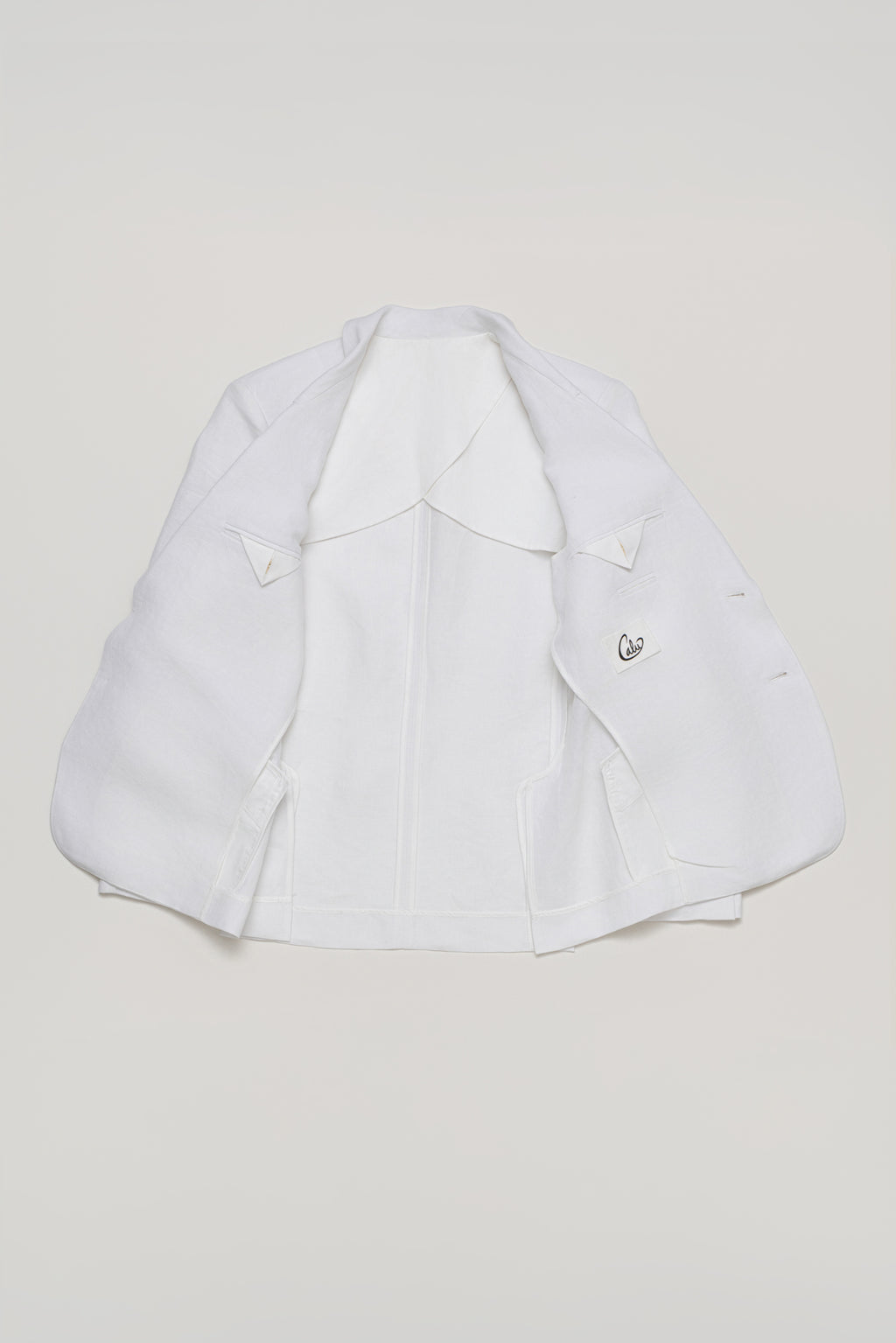 The Suave - White Linen Blazer