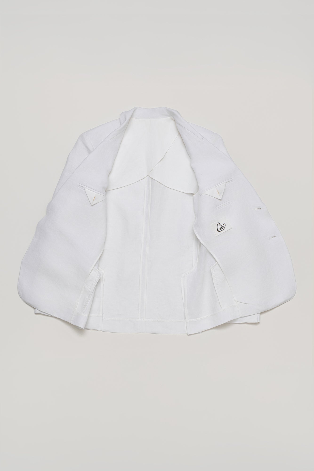 The Suave - White Linen Blazer