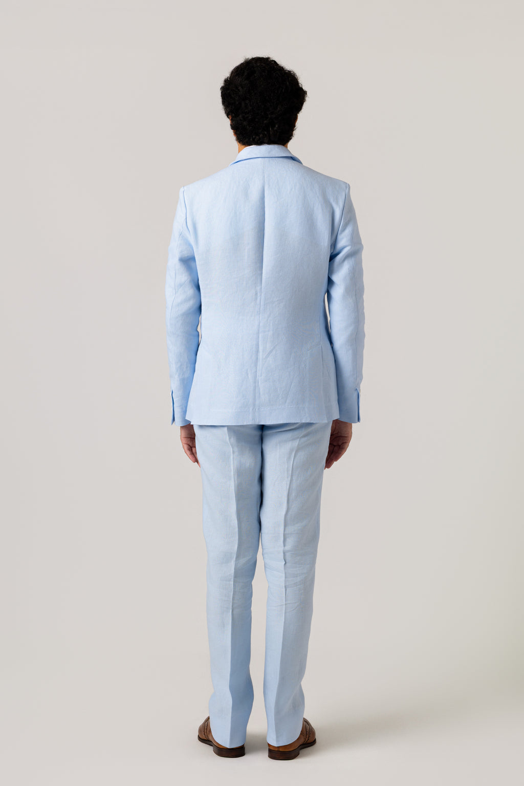 The Suave - Light Blue Linen Blazer