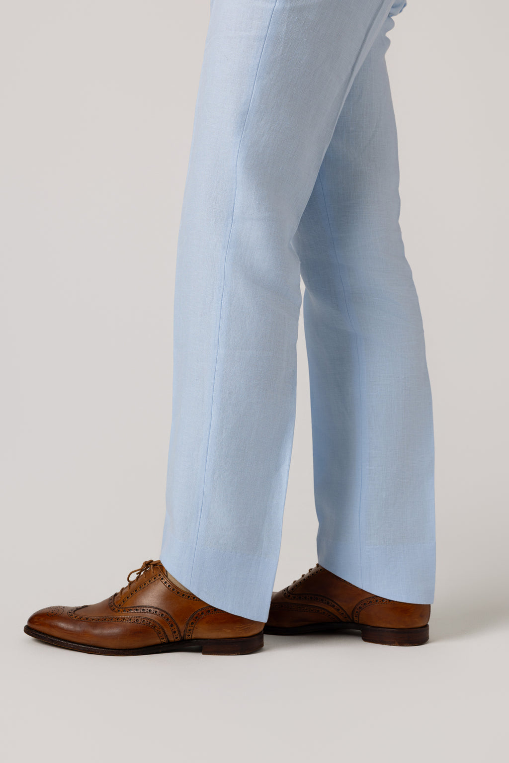 The Suave - Light Blue Linen Pants