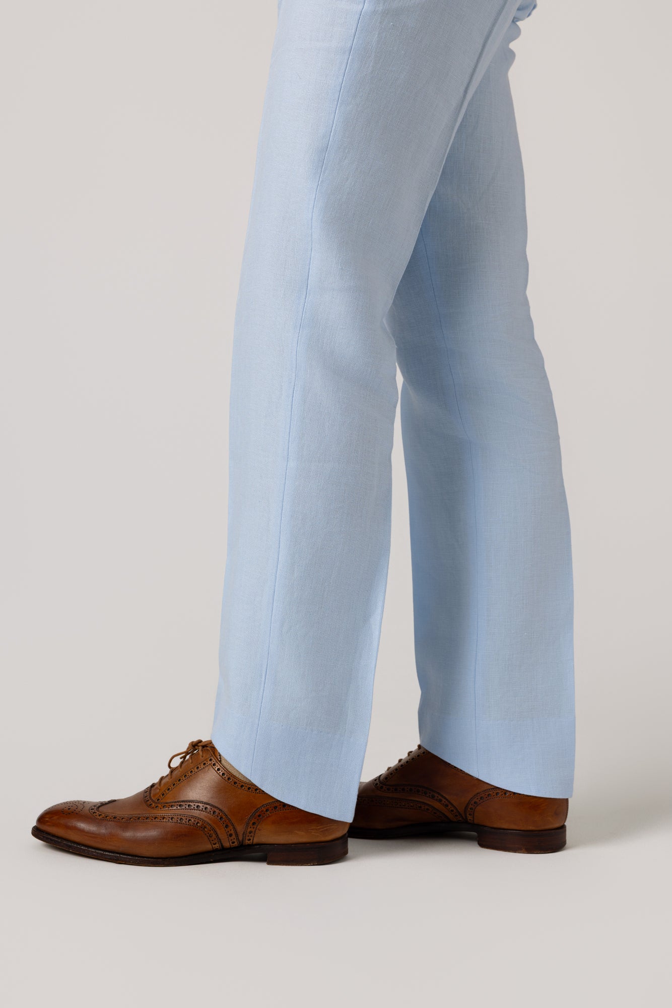 The Suave - Light Blue Linen Pants